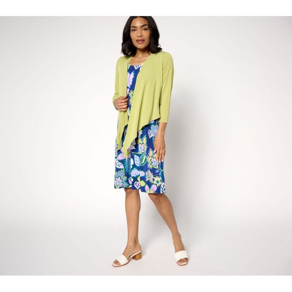 Wacoal Women's Plus Sz Dress 2X Passport Liquid Knit & Multi-colored